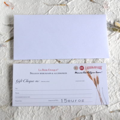 Gift Cheque – 15, 20, 25 euros – 15€