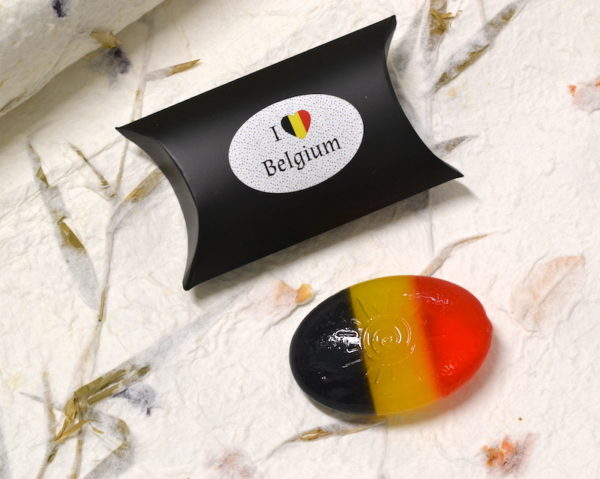 I love Belgium soap oval